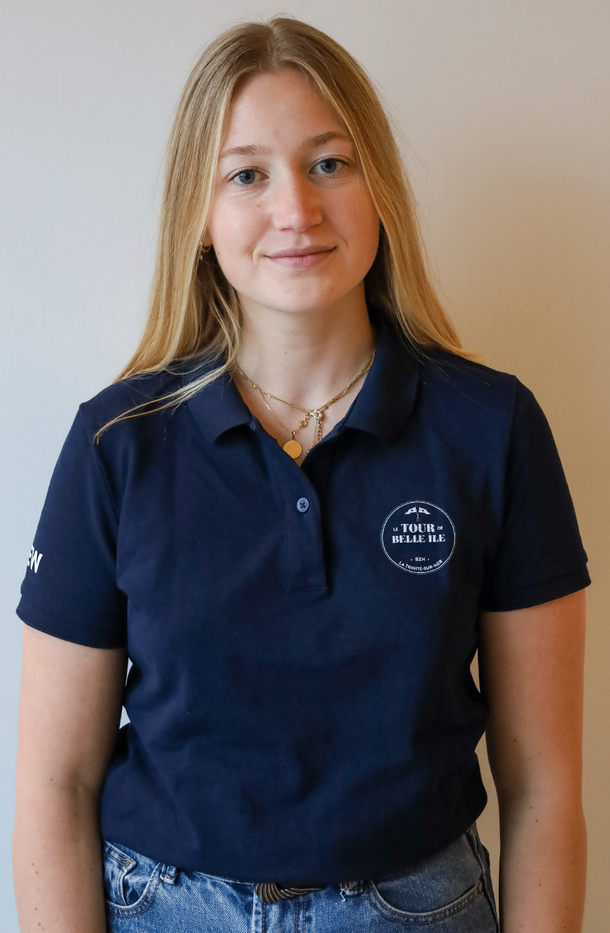 Polo Navy Femme