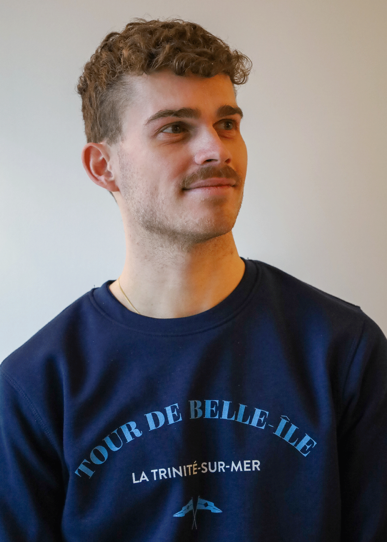 Sweatshirt Tour de Belle-Île Bleu