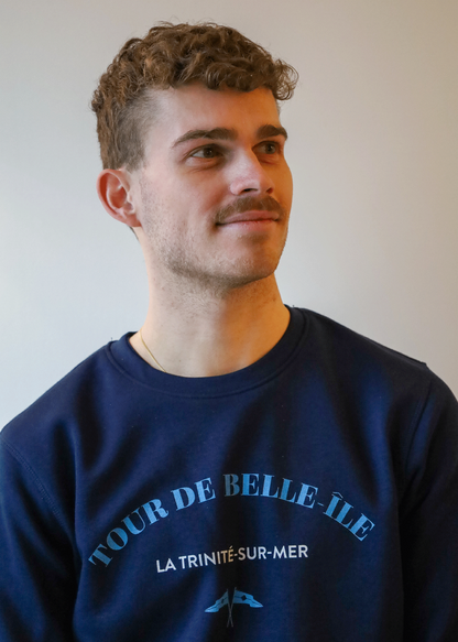 Sweatshirt Tour de Belle-Île Bleu