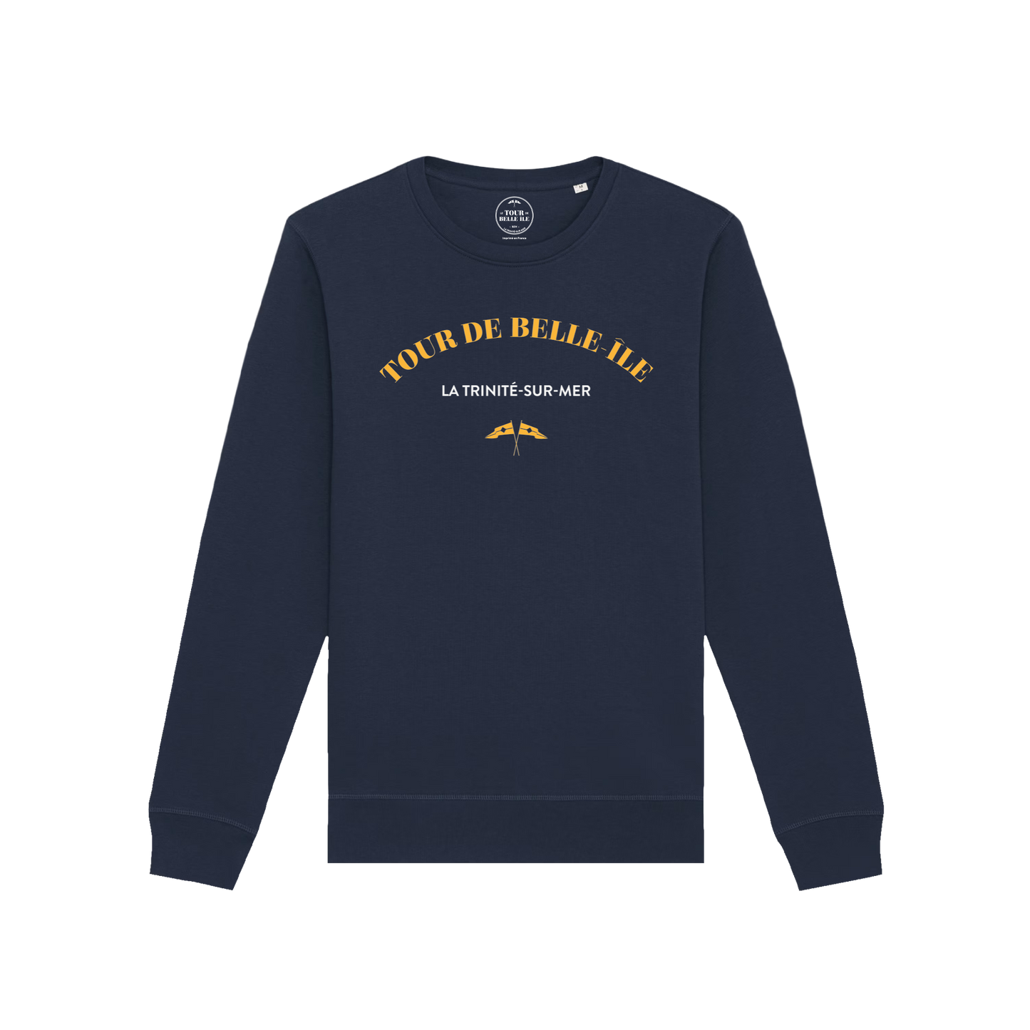 Sweatshirt Tour de Belle-Île Jaune