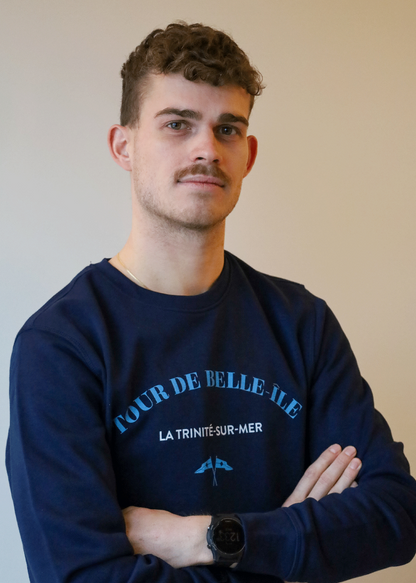 Sweatshirt Tour de Belle-Île Bleu