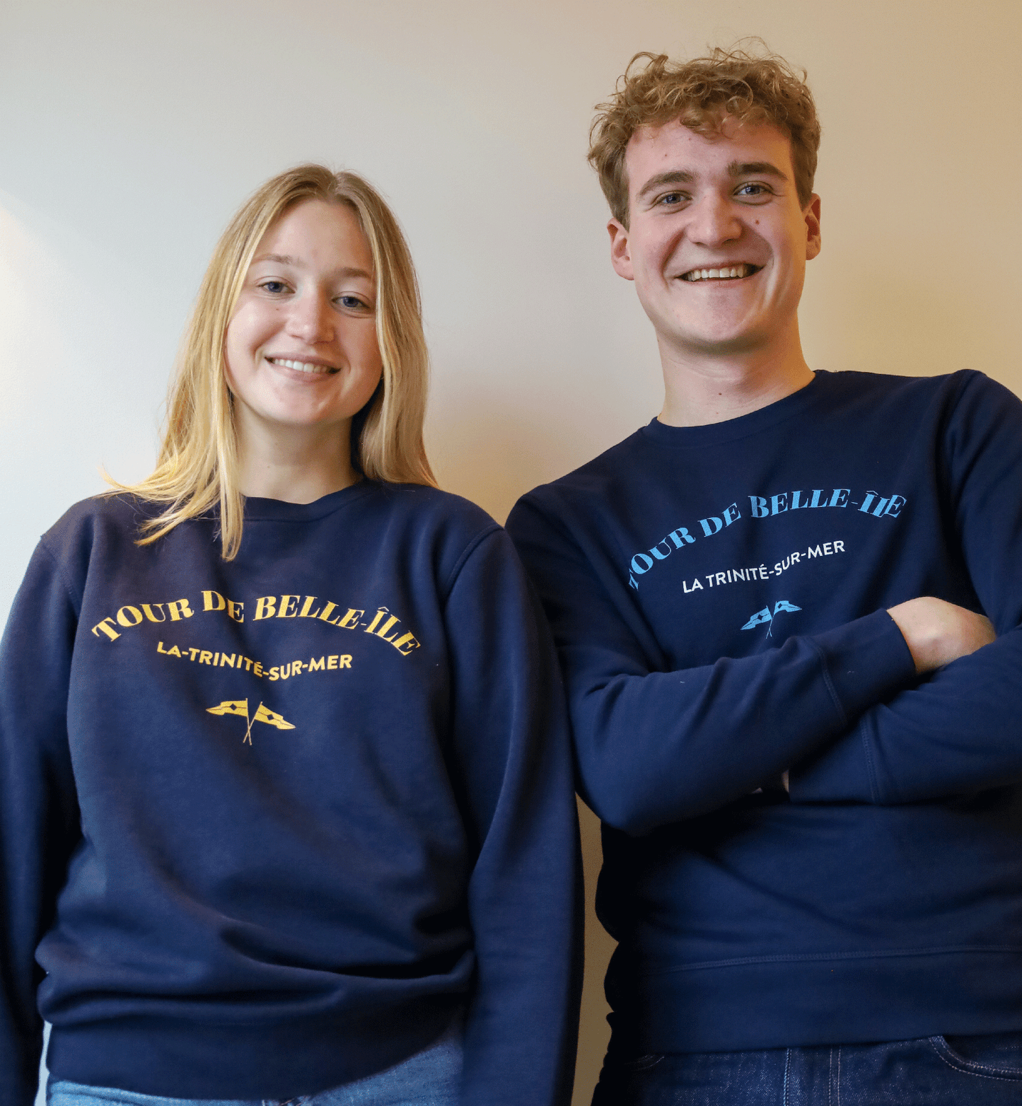 Sweatshirt Tour de Belle-Île Jaune