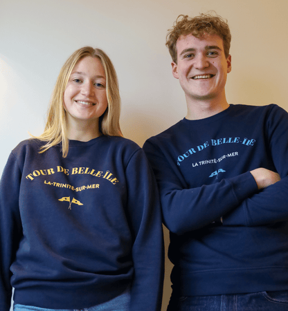 Sweatshirt Tour de Belle-Île Jaune