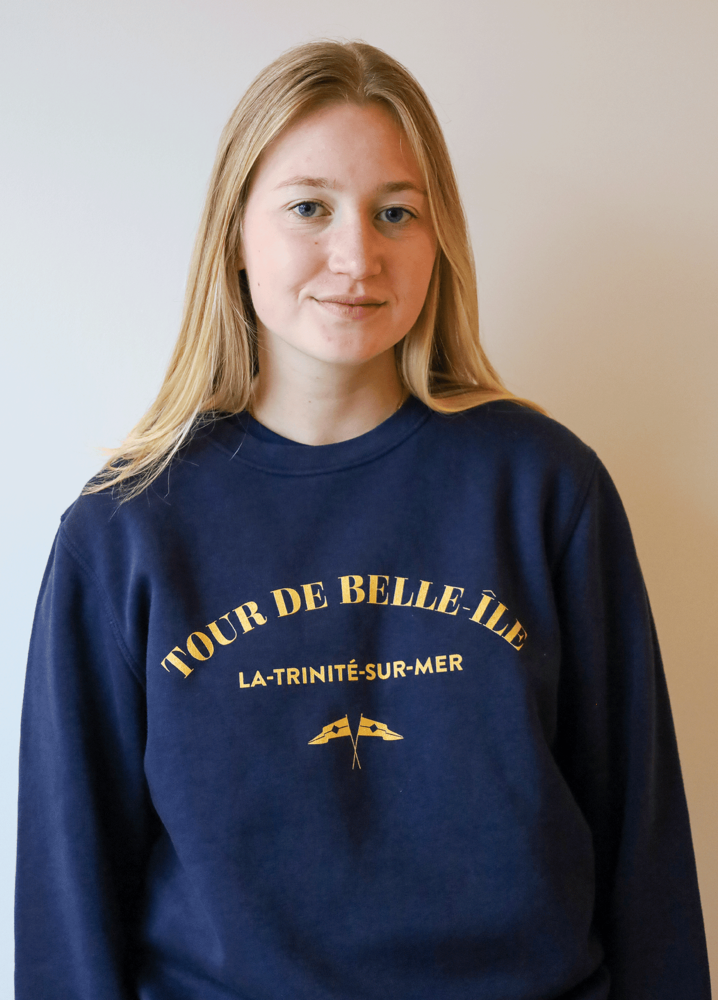 Sweatshirt Tour de Belle-Île Jaune