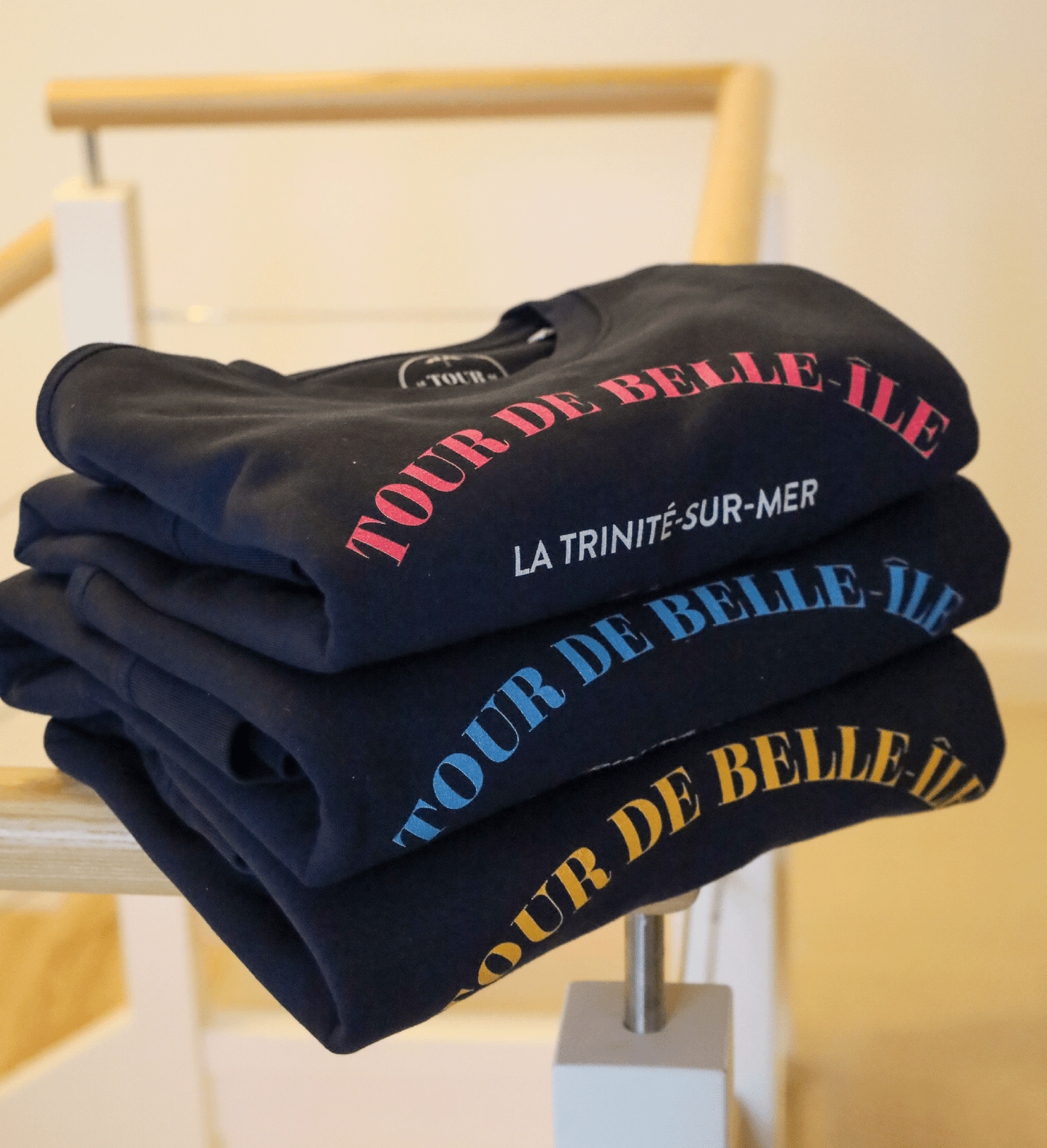 Sweatshirt Tour de Belle-Île Rose
